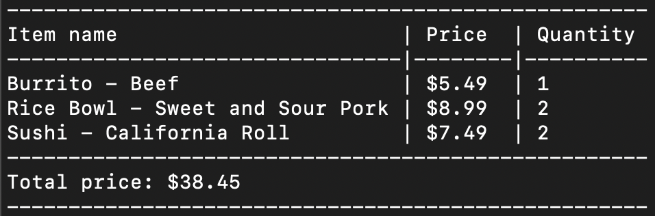 GitHub - AlgoMystique/Takeout-Restaurant-Order-System: Used Python to ...